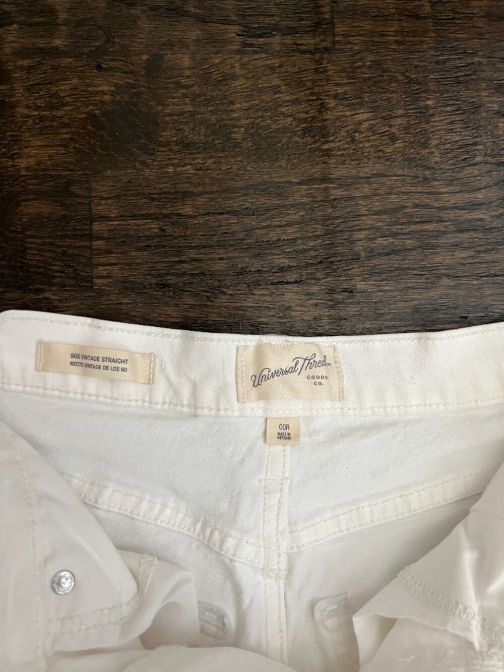 White High Rise Jeans 00R - Picture 6 of 8